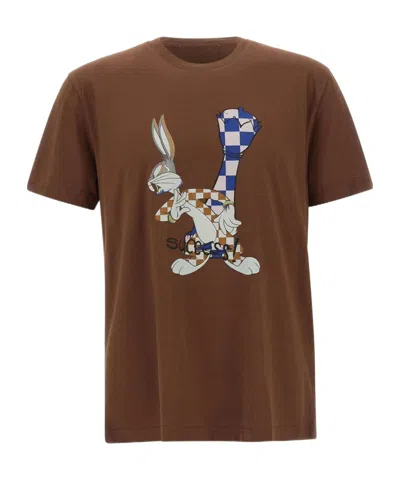 Iceberg Bugs Bunny Oversized T-shirt In Brown
