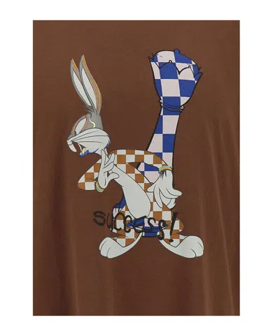 Iceberg Bugs Bunny Oversized T-shirt In Brown