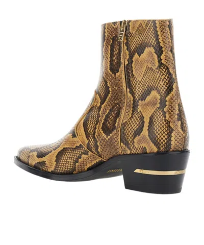 Amiri Pointed-toe Ankle Boots In Multi