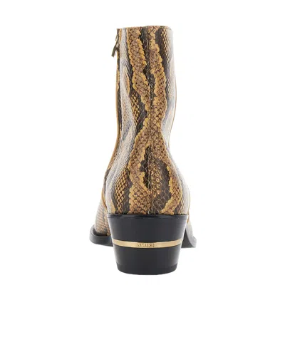 Amiri Pointed-toe Ankle Boots In Multi