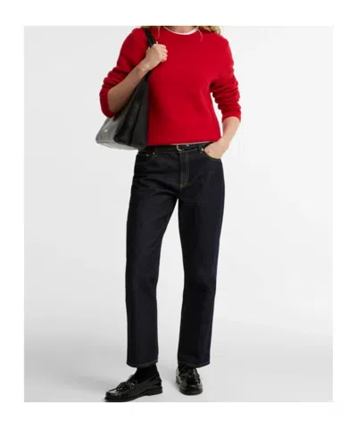 Barbour Crew-neck Pullover In Red
