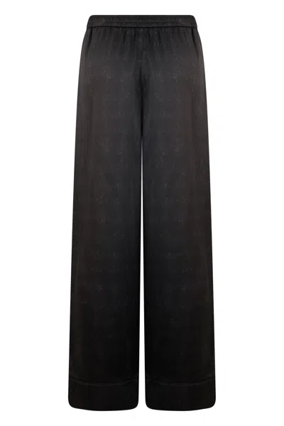 Herno Drawstring Polyamide Trousers In Black