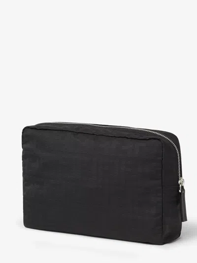 Fendi Medium-sized Vanity Case With Central Zippered Compartment In Black