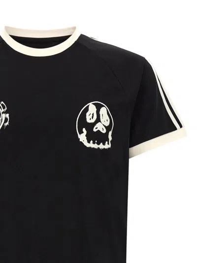 Y-3 Graphic Cotton Short-sleeve T-shirt In Black
