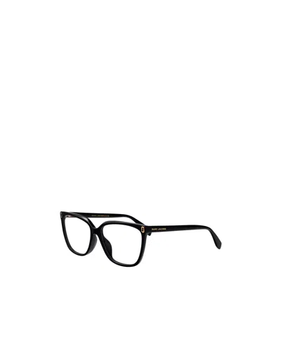 Marc Jacobs Eyewear Rectangle Frame Glasses In Black