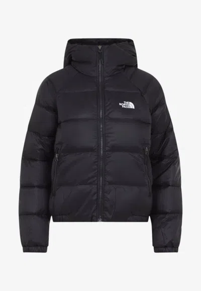 The North Face Thermal-insulated Channel Quilted Hooded Puffer Jacket In Black