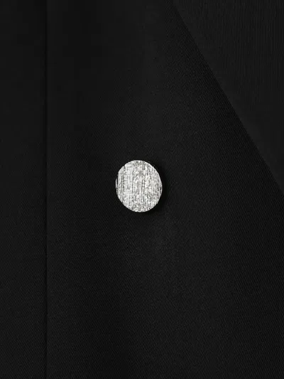 Lardini Double-breasted Peak-lapel Jacket In Black