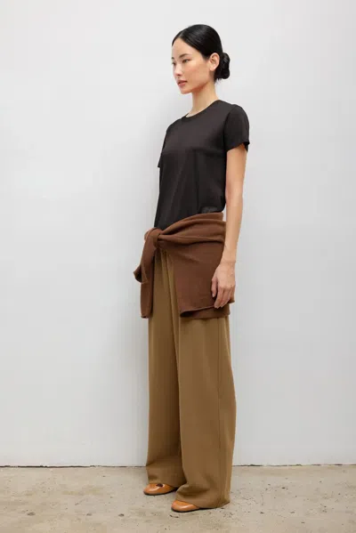 Leset James Margo Tee In Chocolate