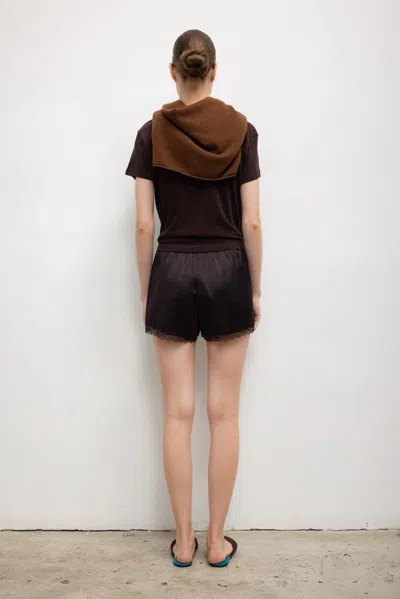 Leset Barb Lace Short In Black