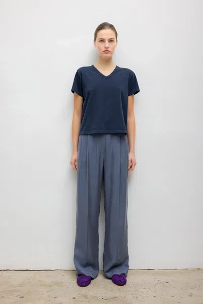 Leset Margo V Neck In Blue
