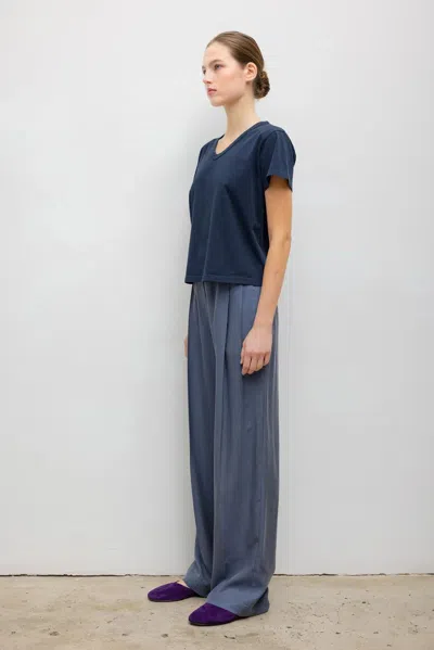 Leset Margo V Neck In Blue