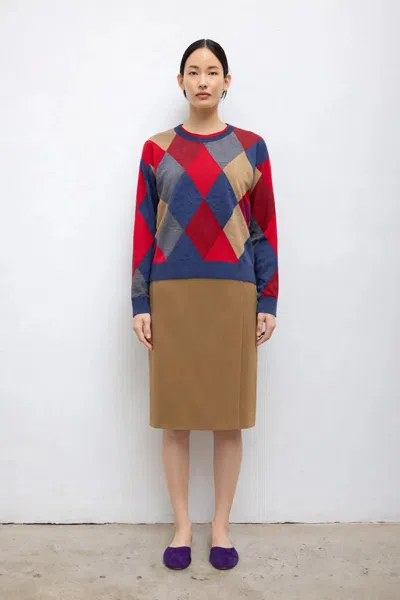 Leset Pre-order: James Argyle Oversized Crew In Multi
