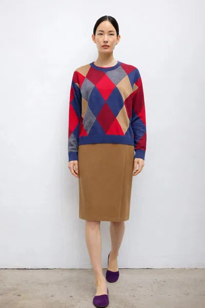 Leset Pre-order: James Argyle Oversized Crew In Multi