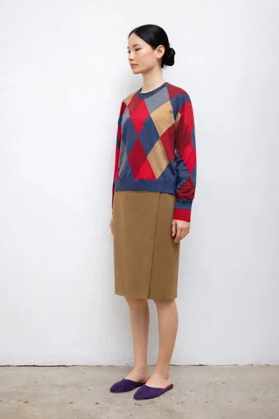 Leset Pre-order: James Argyle Oversized Crew In Multi