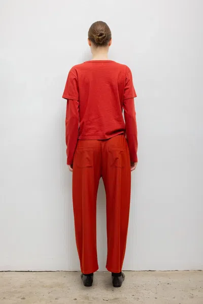 Leset Margo Layered Long Sleeve In Red
