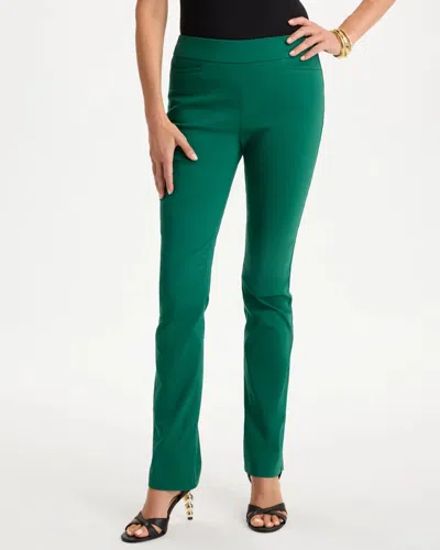 Chico's Brigitte Slim Pull-on Pants In Green Stone In Green Stone