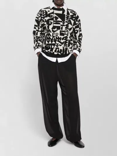 Zimmermann Logo-intarsia Knitted Sweater In Multi