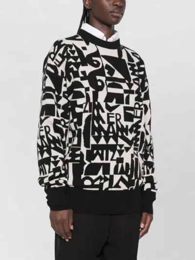 Zimmermann Logo-intarsia Knitted Sweater In Multi