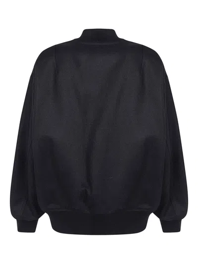 Drhope Maxi Bomber Jacket In Black