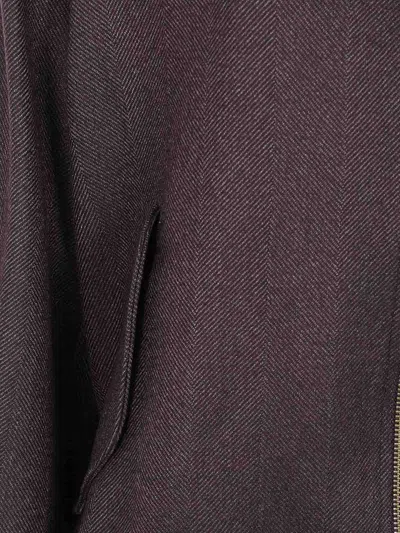 Drhope Maxi Bomber Jacket In Brown