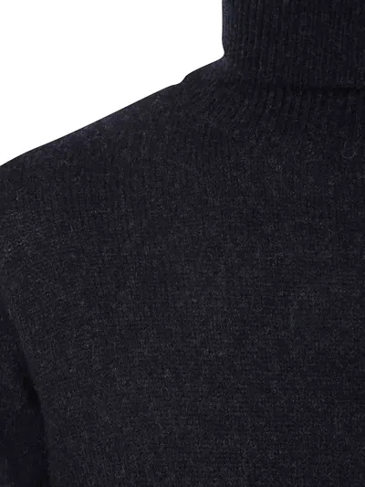 Nuur Long Sleeves Turtle Neck Sweater In Blue