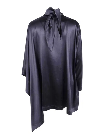 Phoebe Philo Drape Top In Black