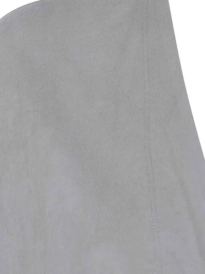 Ziggy Chen Collarless Jersey T-shirt In Grey