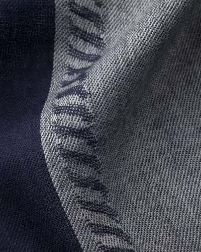 Prada Wool And Silk Stole In Gray