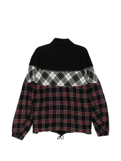 Kolor Patchwork Shirt Jacket In Multi