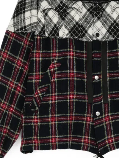 Kolor Patchwork Shirt Jacket In Multi