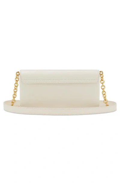 Marc Jacobs Scene Leather Wallet On Chain In Neutral