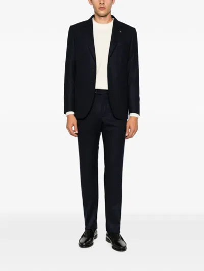 Tagliatore Single-breasted Buttoned Suit In Multi