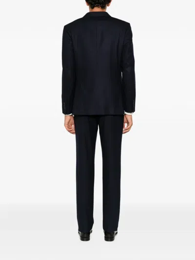 Tagliatore Single-breasted Buttoned Suit In Multi