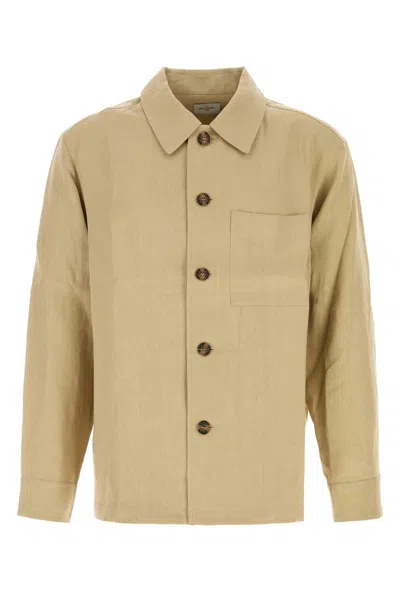 Le Kasha Jacket With Side Pockets In Brown