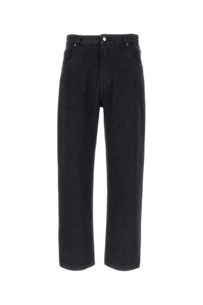 Fendi Basic Straight-leg Jeans In Black