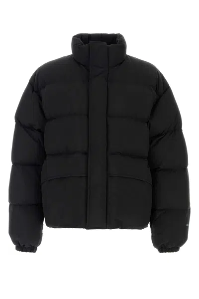 Jil Sander Midnight Blue Nylon-blend Down Jacket In Black