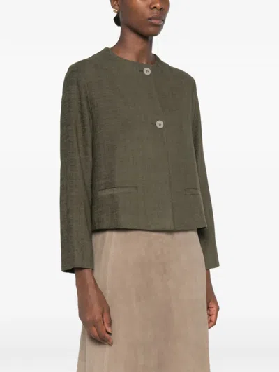 Niū Textured-finish Button-fastening Jacket In Multi