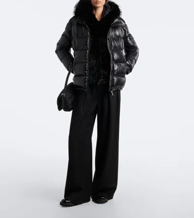 Moncler Hypolais Down Jacket In Black