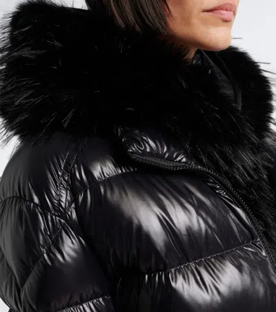 Moncler Hypolais Down Jacket In Black