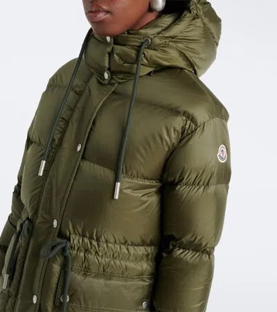 Moncler Sesie Down Jacket In Green