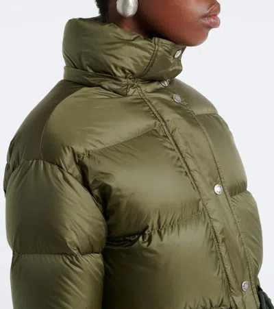 Moncler Sesie Down Jacket In Green