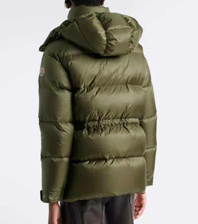 Moncler Sesie Down Jacket In Green