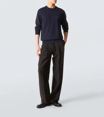 Givenchy Wool Sweater In Blue