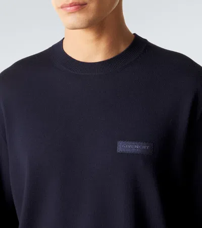 Givenchy Wool Sweater In Blue