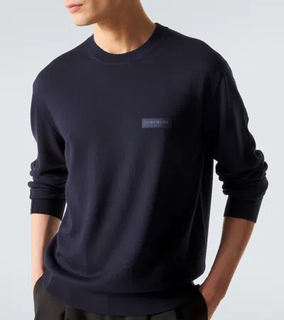 Givenchy Wool Sweater In Blue