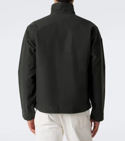 Rrl Bower Denim Jacket In Black