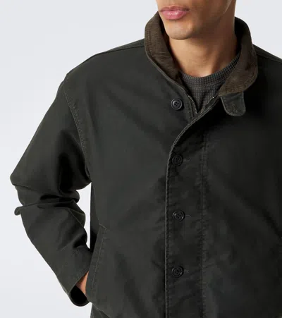 Rrl Bower Denim Jacket In Black