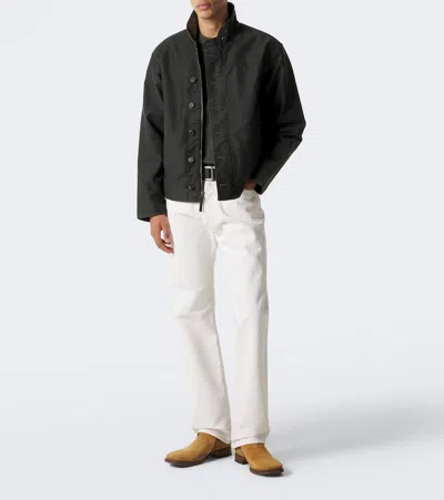 Rrl Bower Denim Jacket In Black