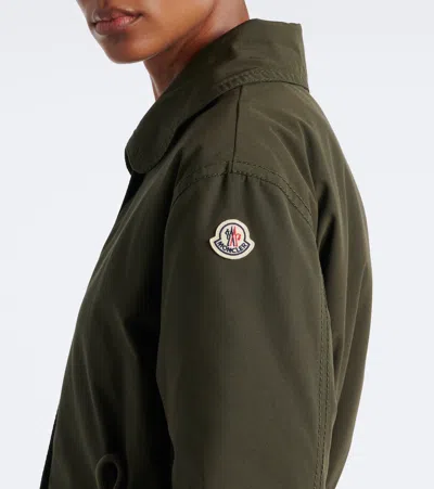 Moncler Halicte Down Coat In Brown