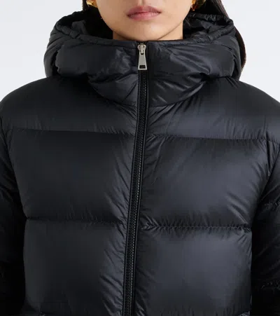 Moncler Stand Collar Down Jacket In Black